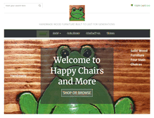 Tablet Screenshot of happychairsandmore.com